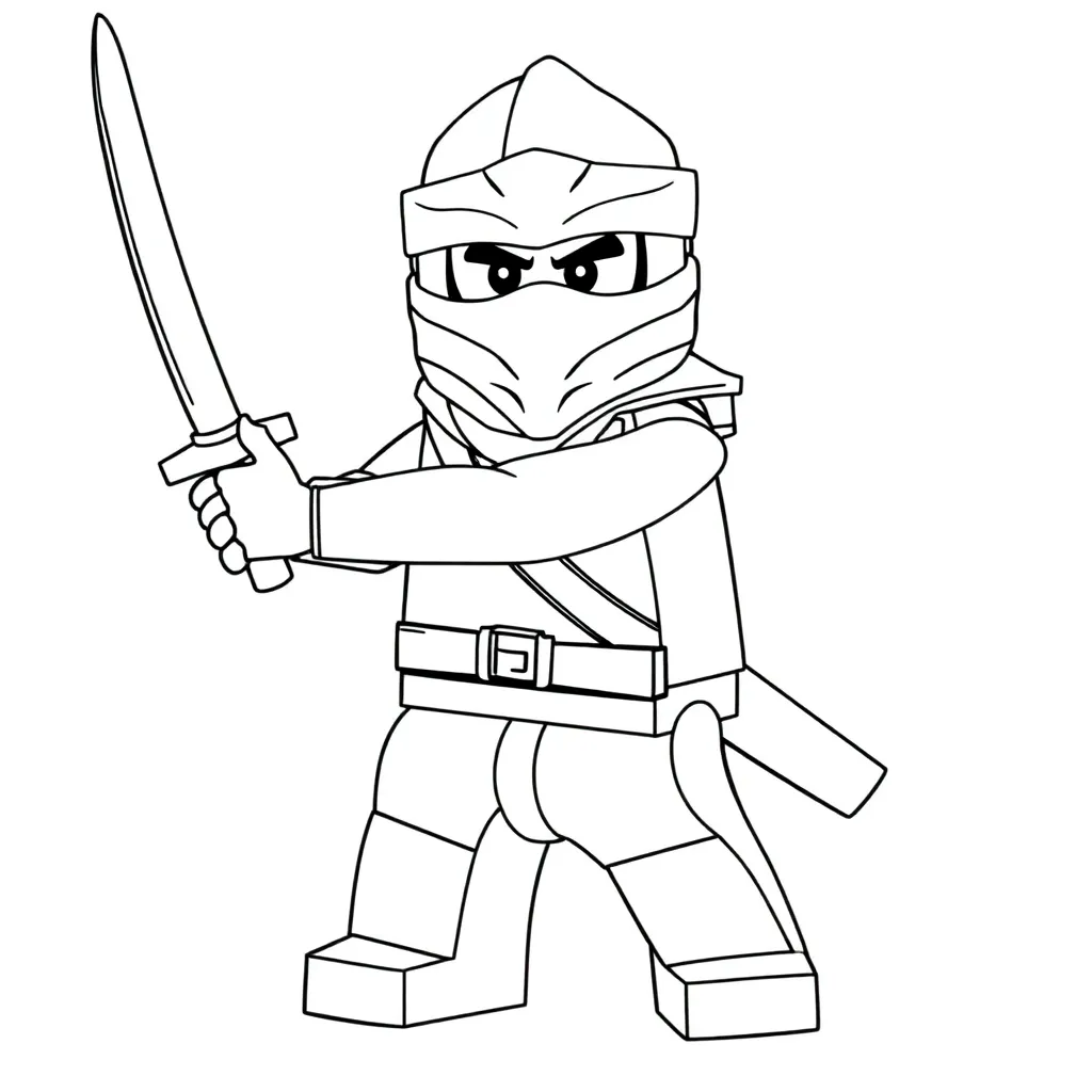 Lego Ninjago coloring page