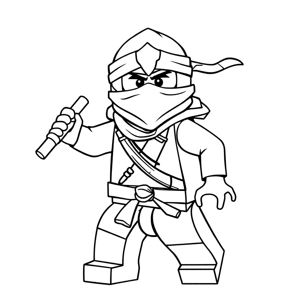 Lego Ninjago coloring page