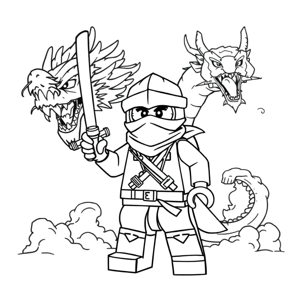 Lego Ninjago coloring page