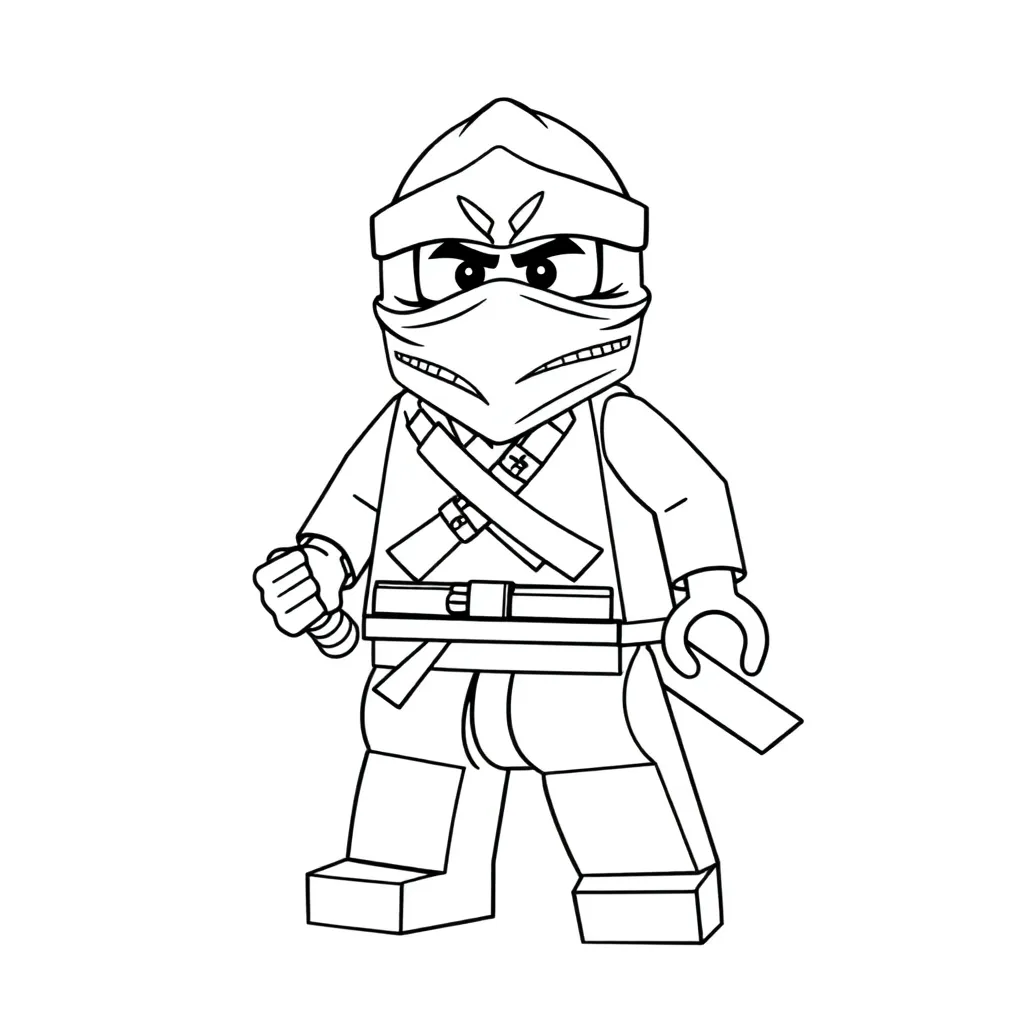Lego Ninjago coloring page