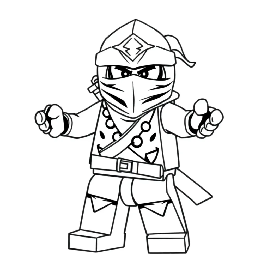 Lego Ninjago coloring page