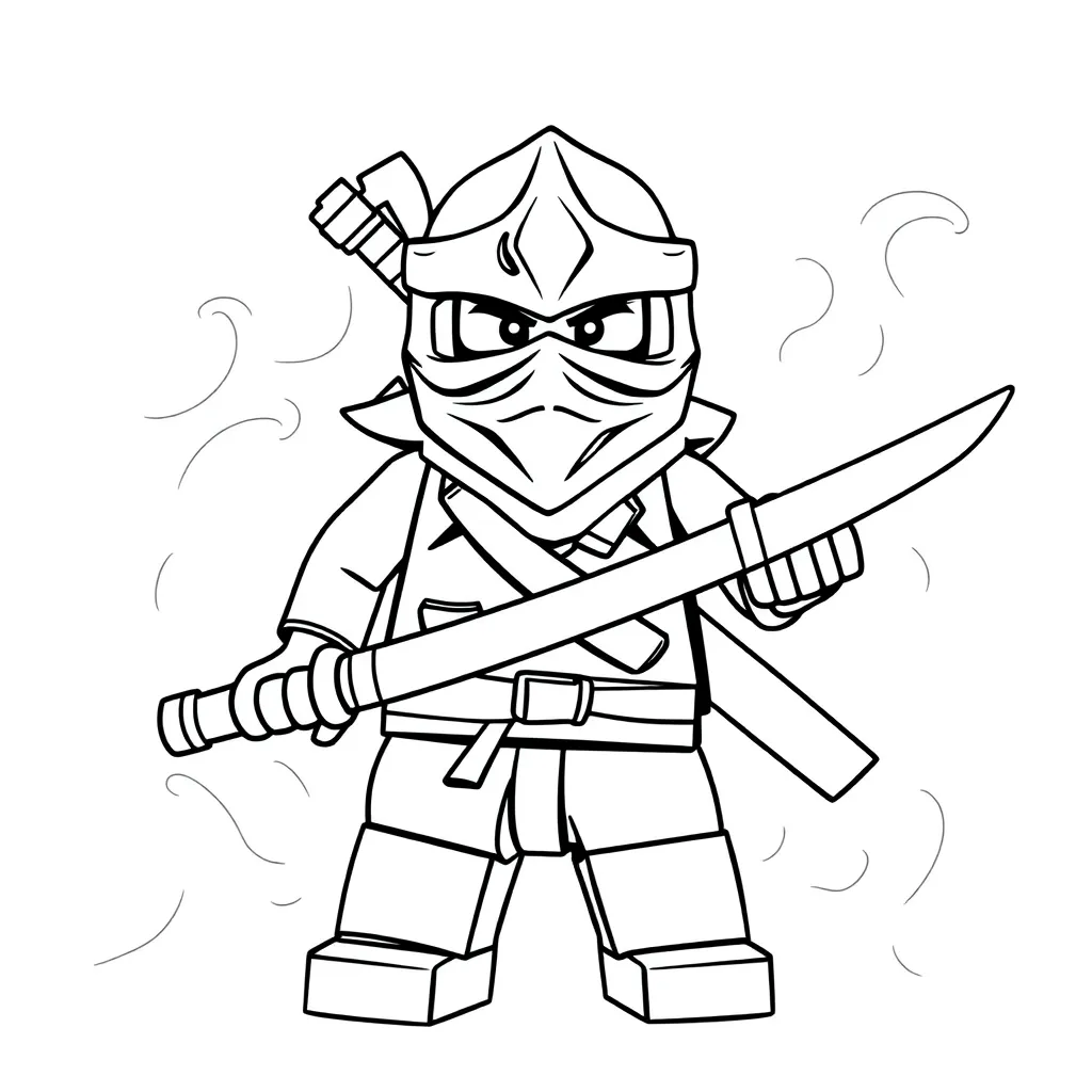 Lego Ninjago coloring page