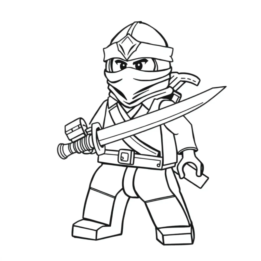 Lego Ninjago coloring page