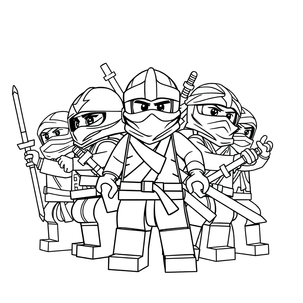 Lego Ninjago coloring page