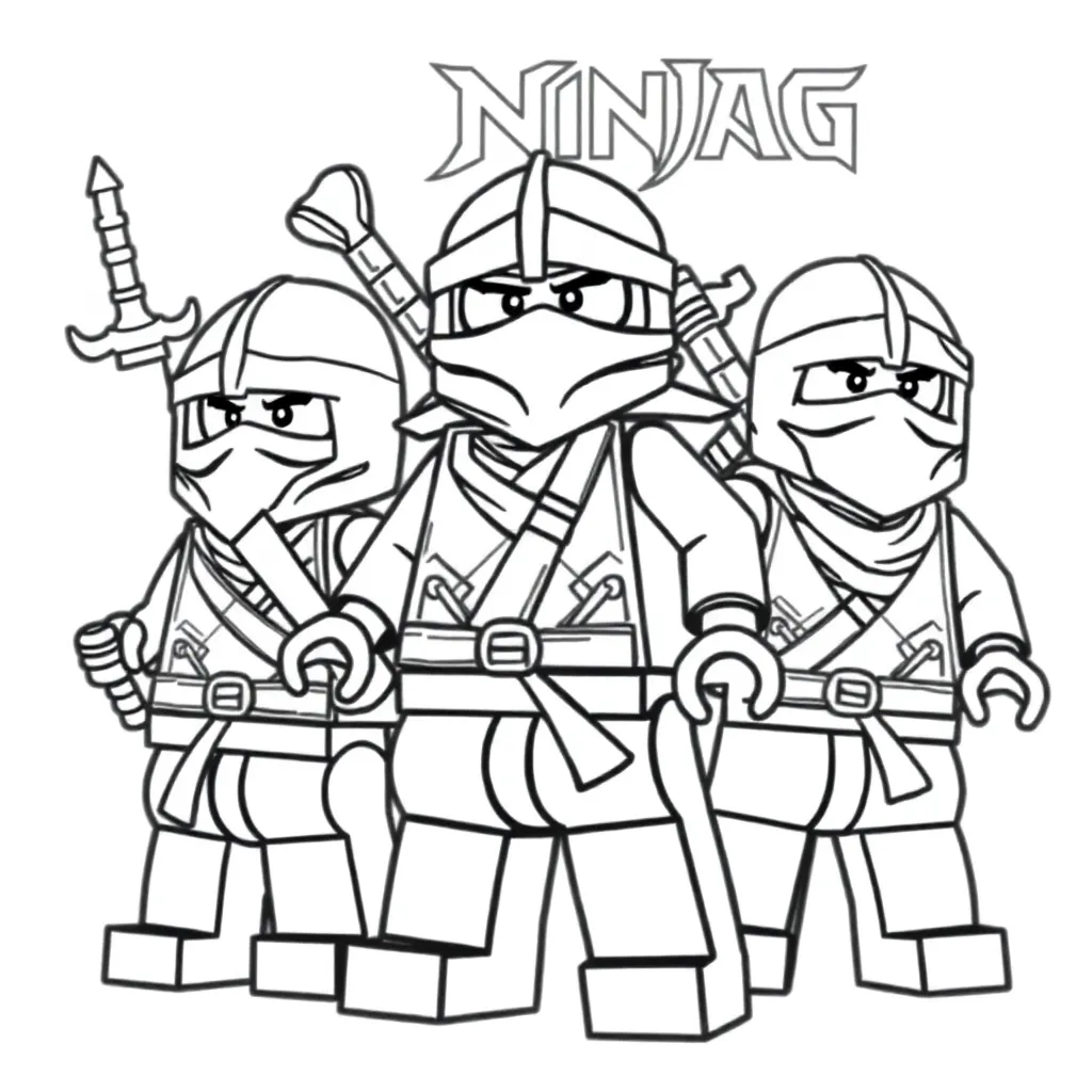 Lego Ninjago coloring page