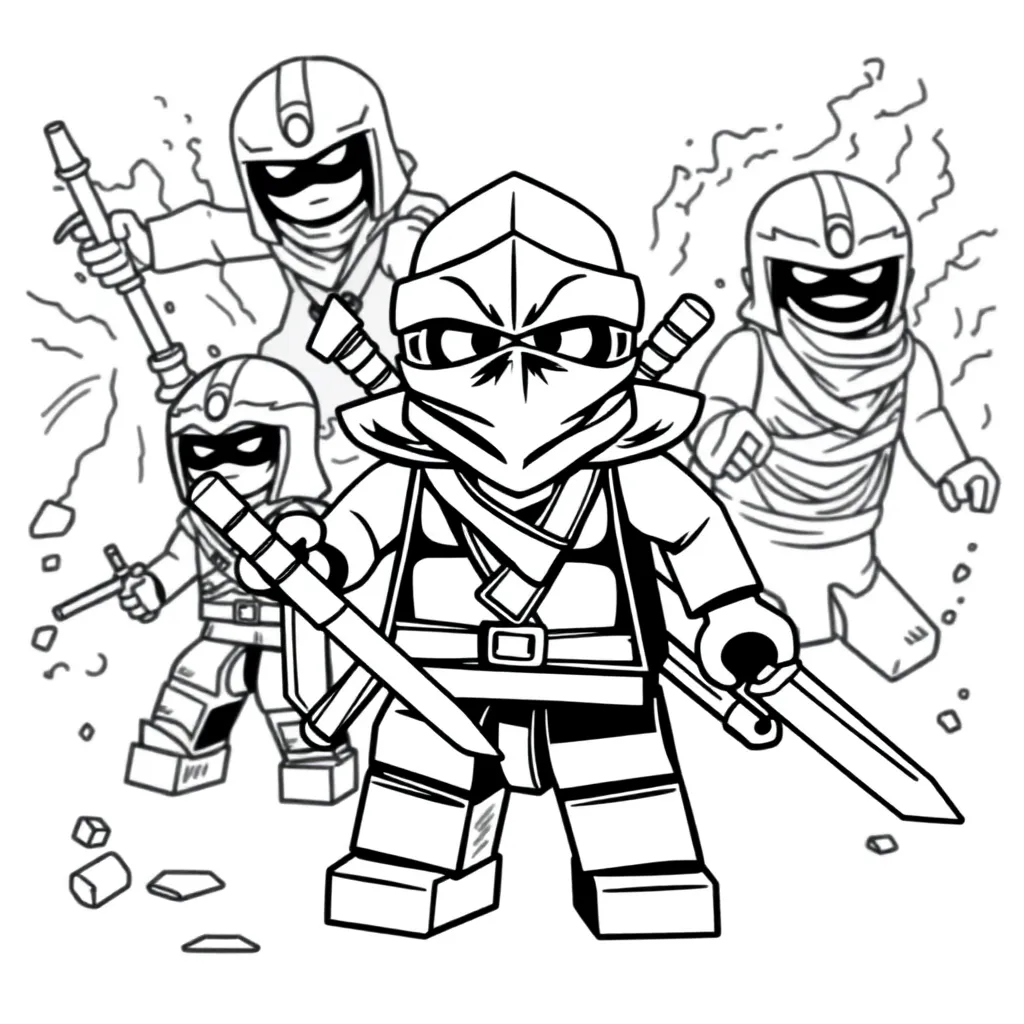 Lego Ninjago coloring page