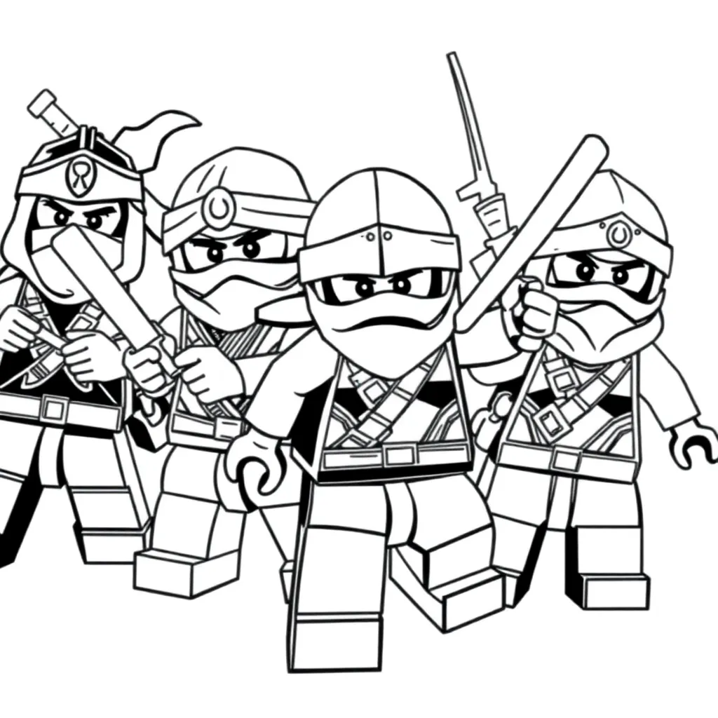 Lego Ninjago coloring page