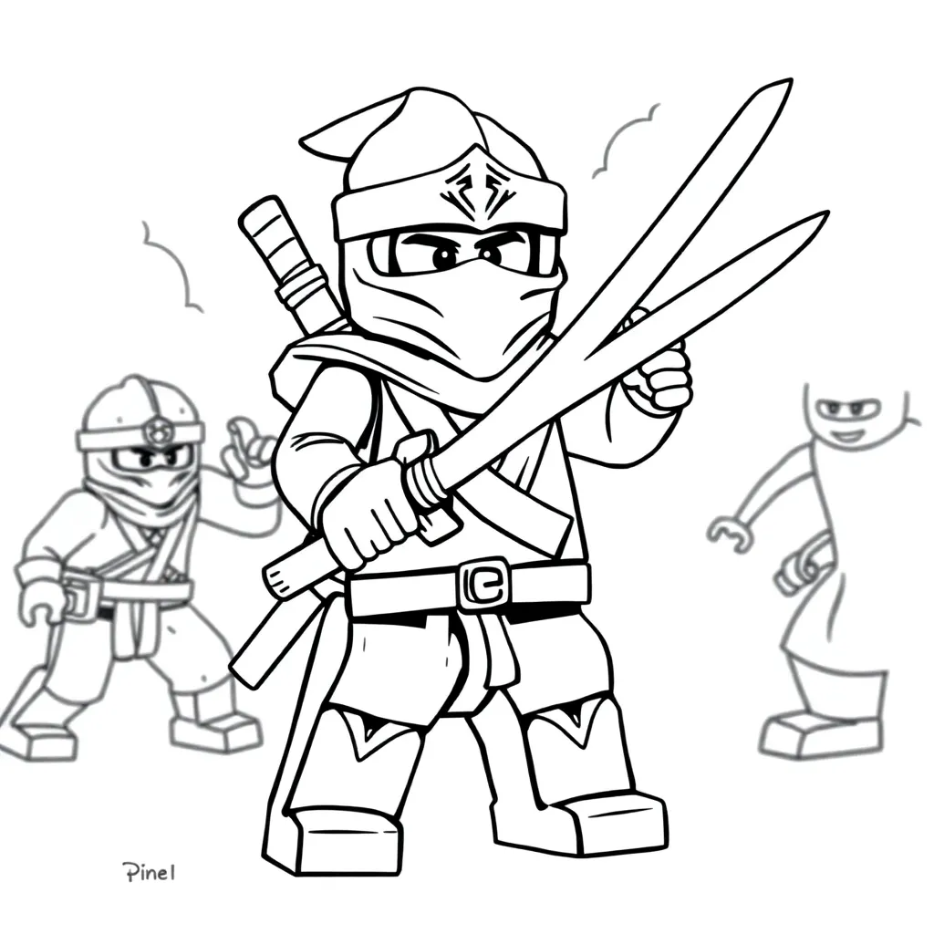 Lego Ninjago coloring page