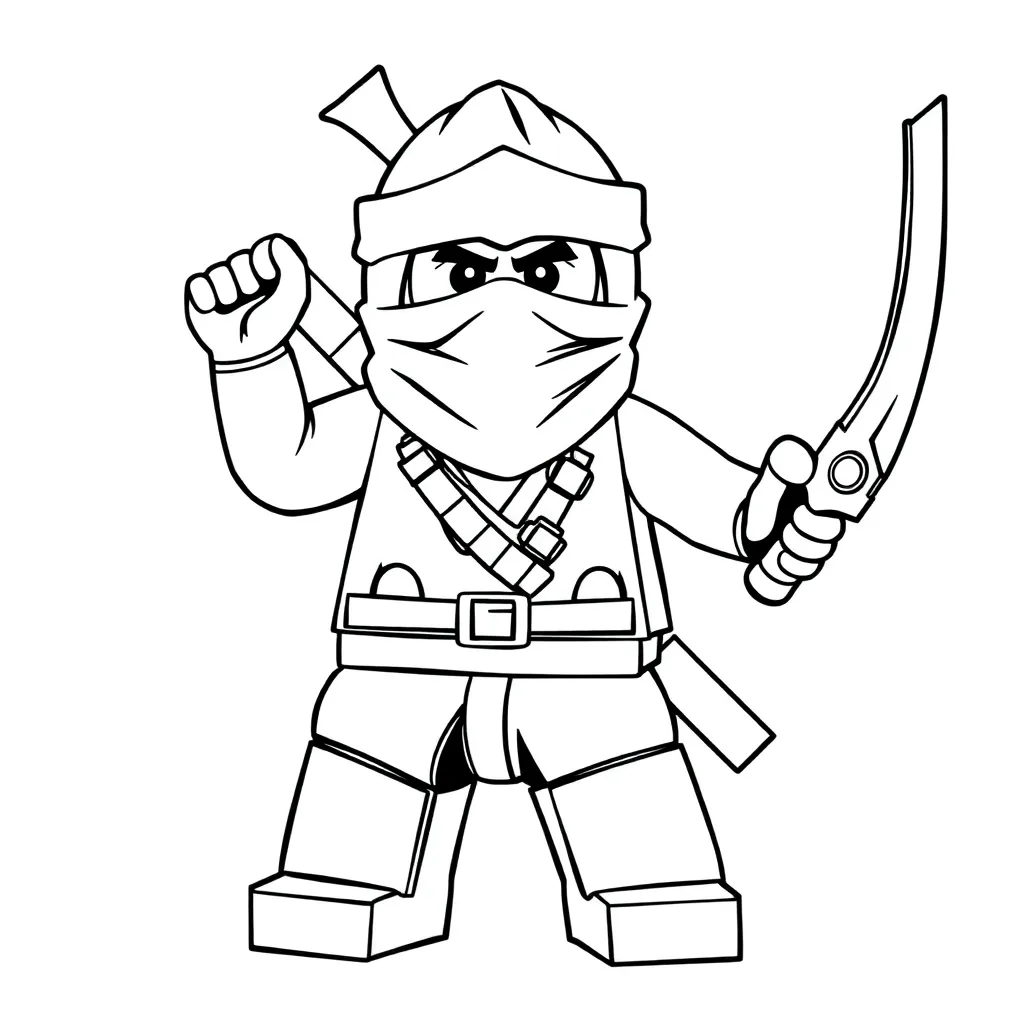 Lego Ninjago coloring page