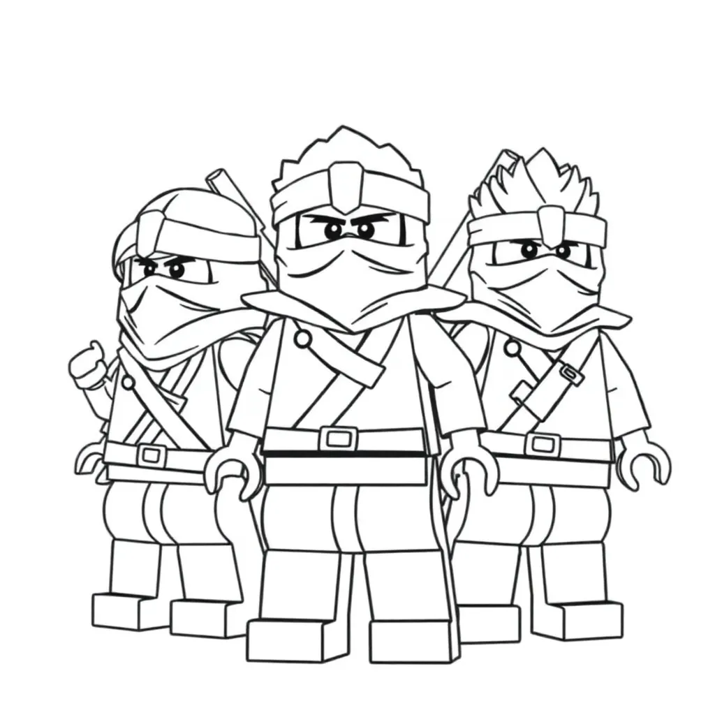 Lego Ninjago coloring page