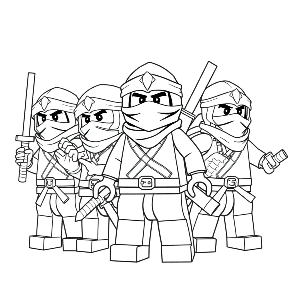 Lego Ninjago coloring page