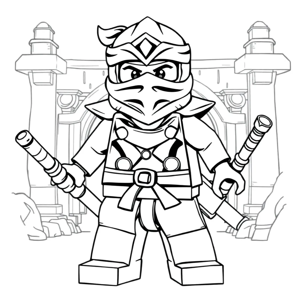 Lego Ninjago coloring page