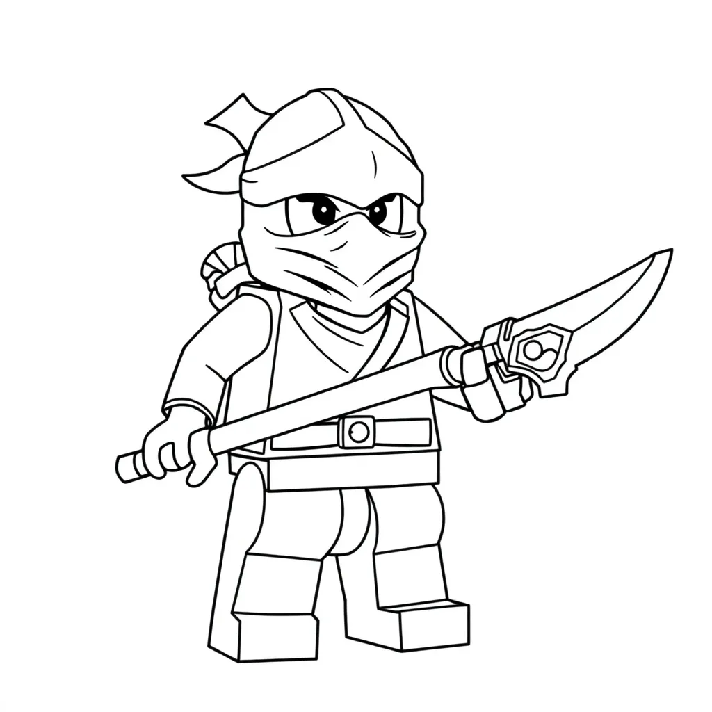 Lego Ninjago coloring page
