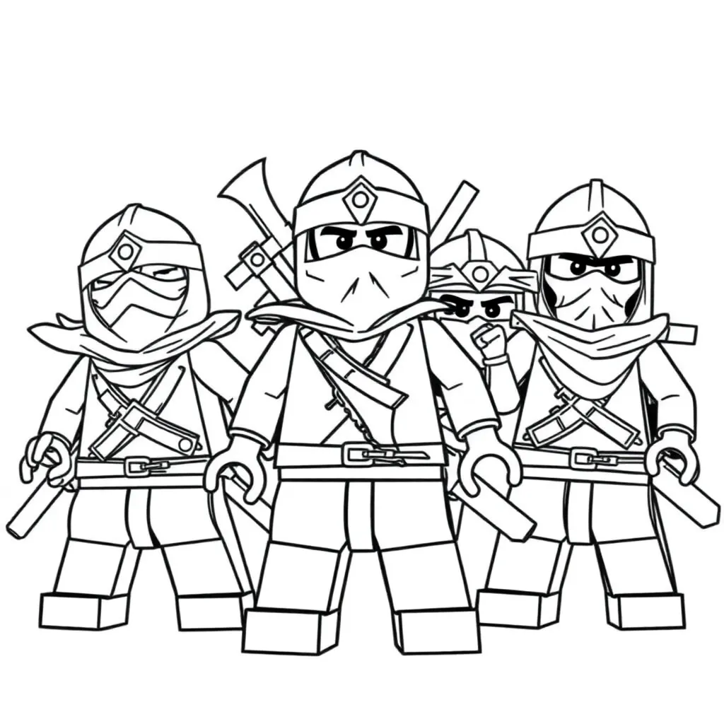 Lego Ninjago coloring page
