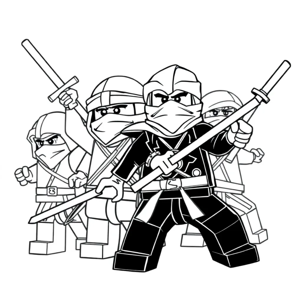 Lego Ninjago coloring page