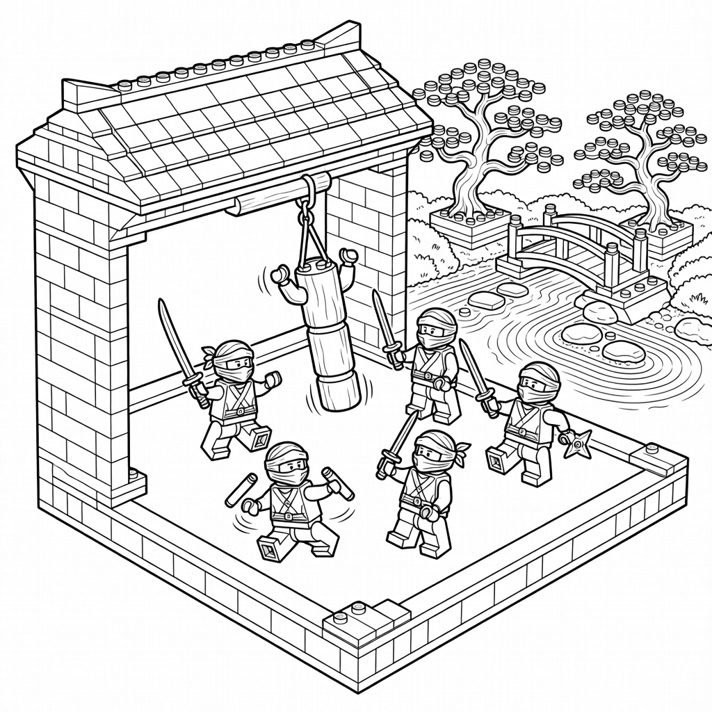 Lego Ninjago coloring page