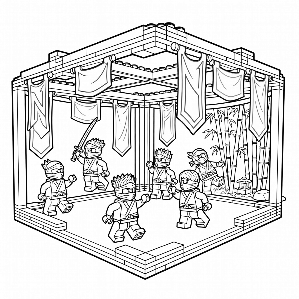 Lego Ninjago coloring page
