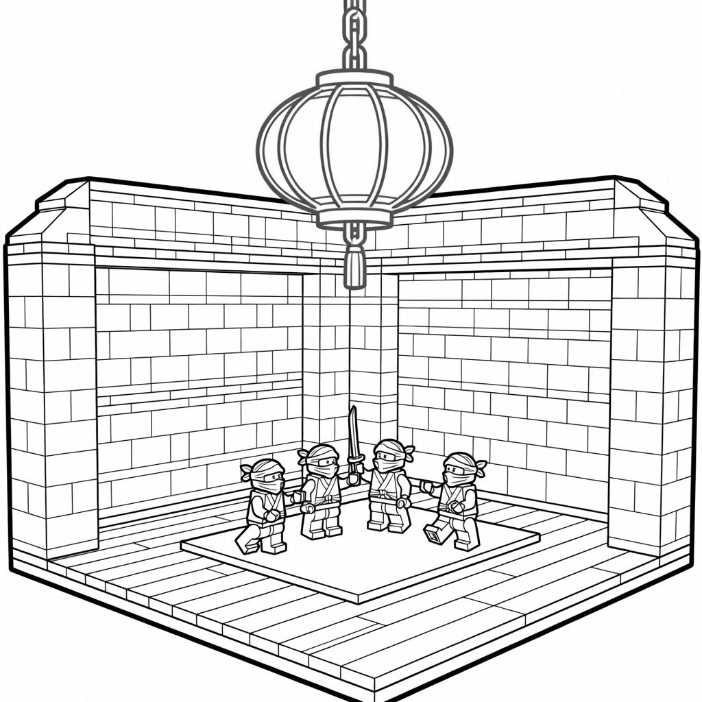 Lego Ninjago coloring page