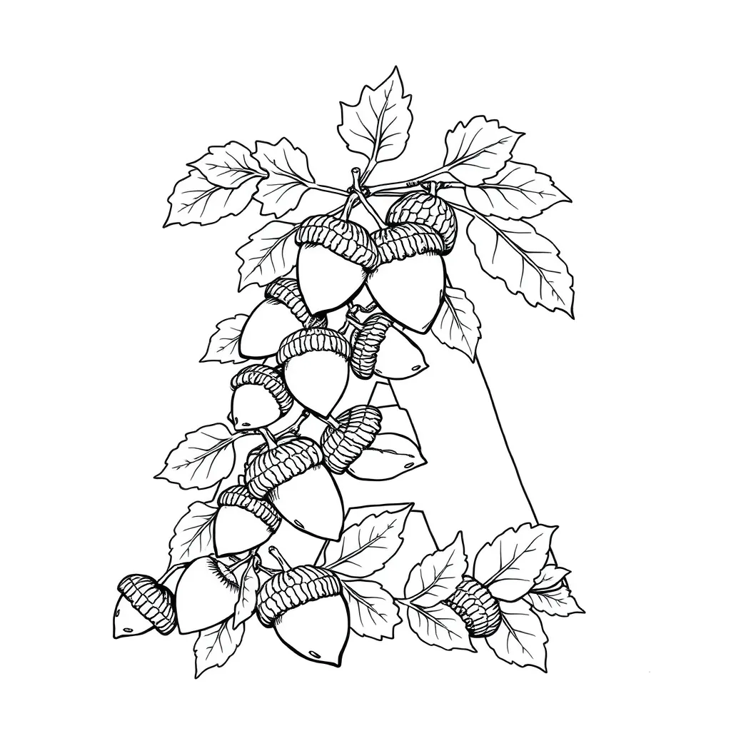 Letter A coloring page
