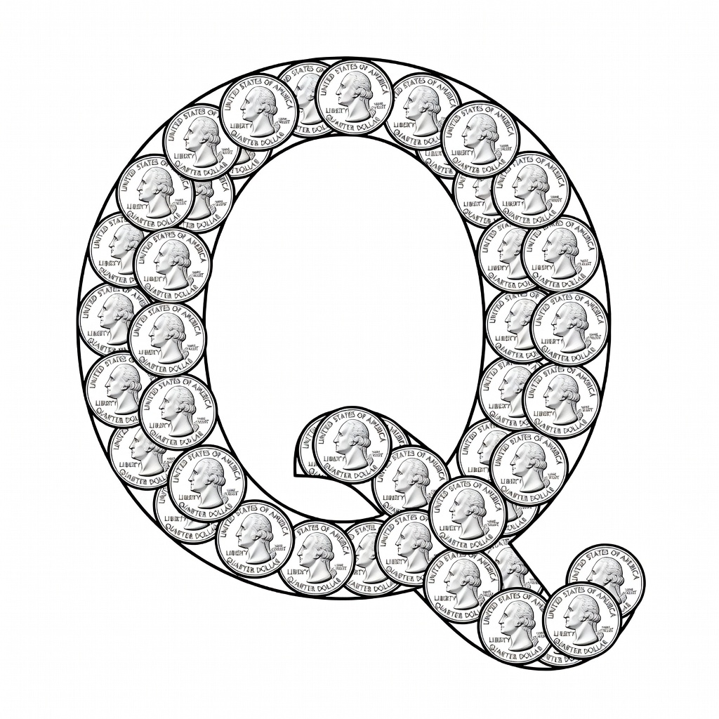 Letter Q coloring page