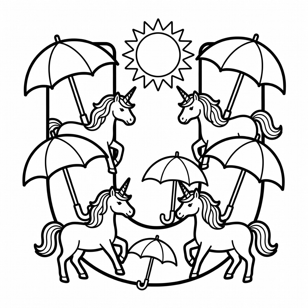 Letter U coloring page