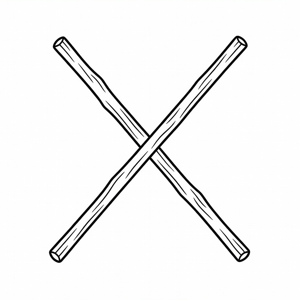 Letter X coloring page