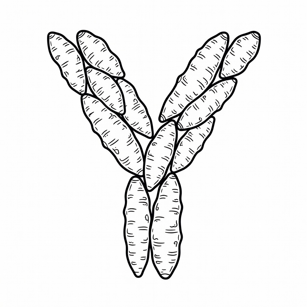Letter Y coloring page