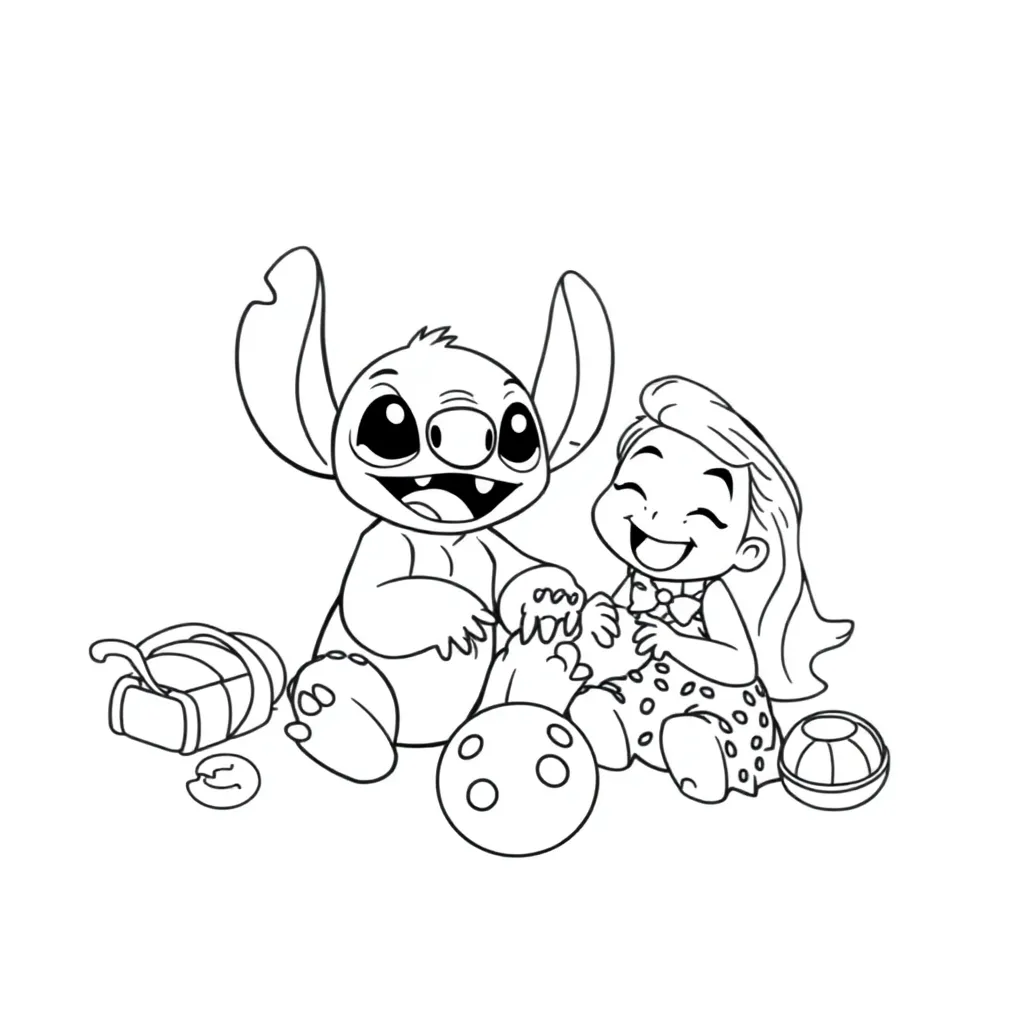 Lilo & Stitch coloring page