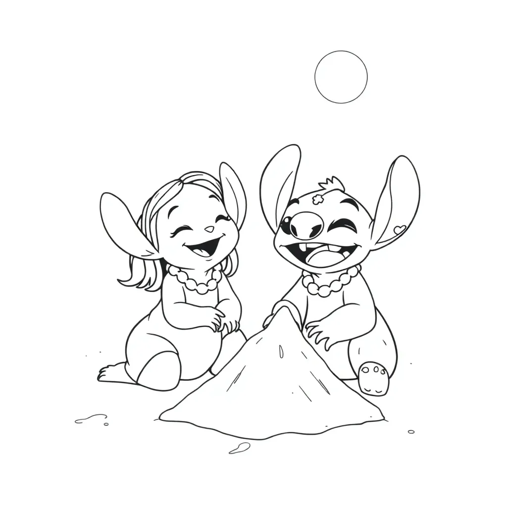 Lilo & Stitch coloring page