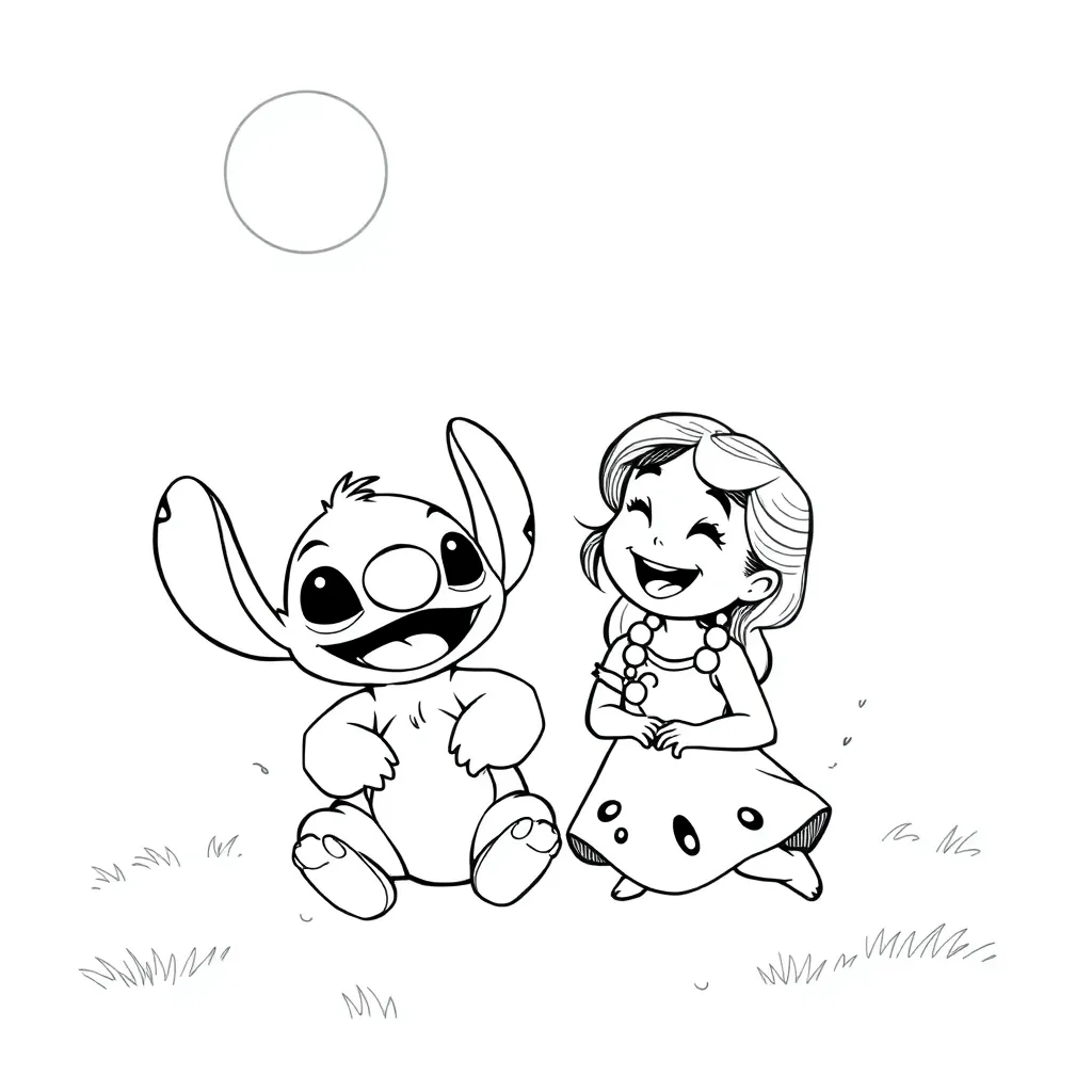 Lilo & Stitch coloring page