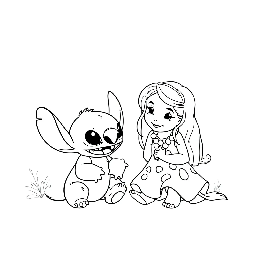Lilo & Stitch coloring page
