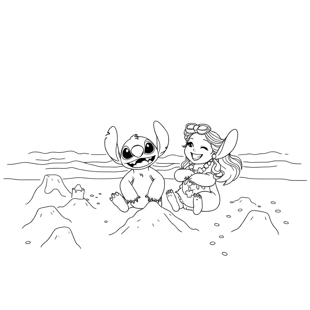 Lilo & Stitch coloring page