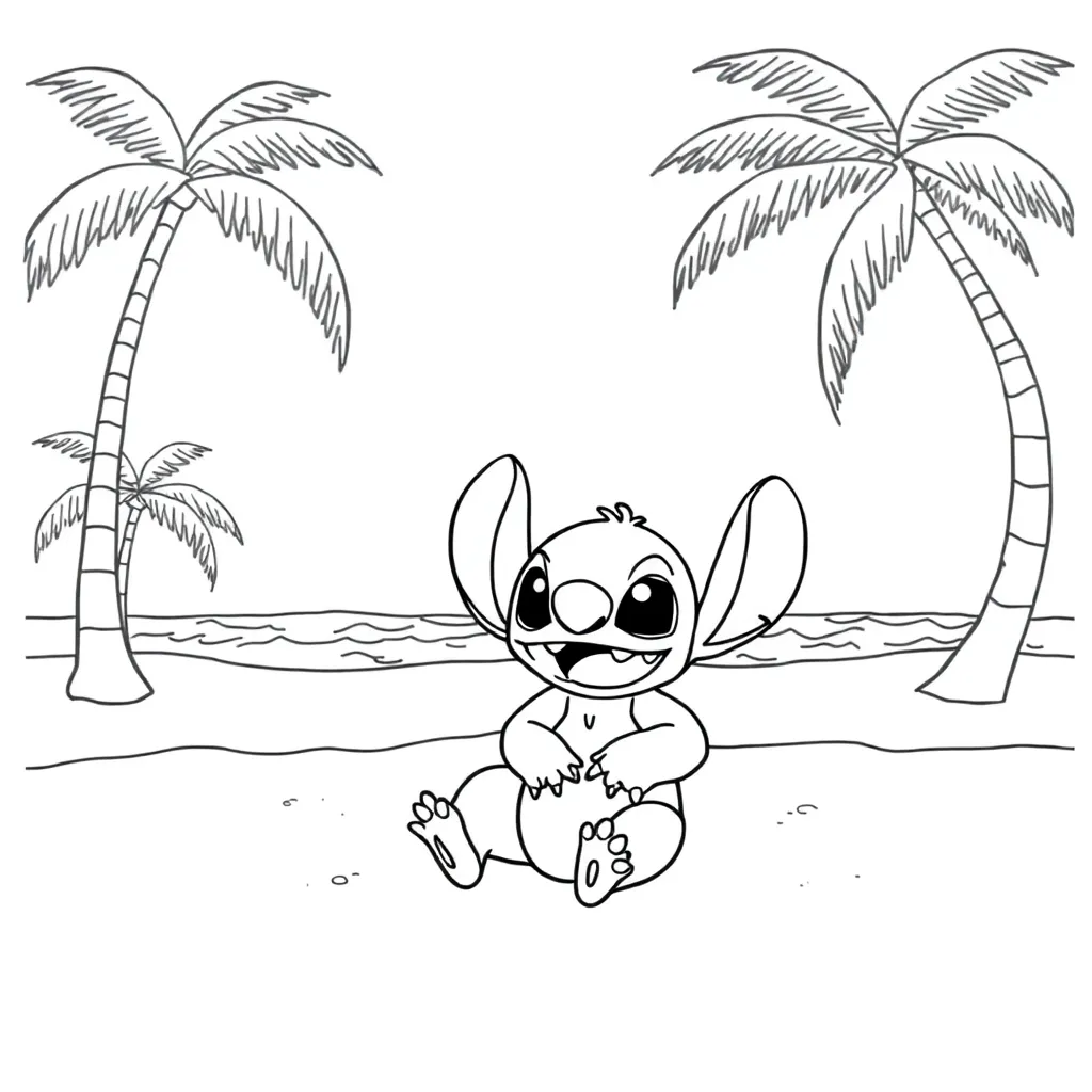Lilo & Stitch coloring page