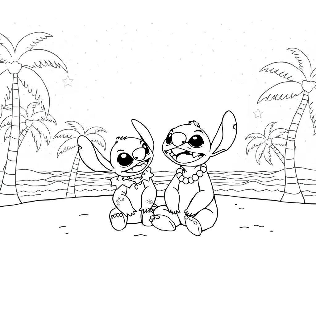 Lilo & Stitch coloring page