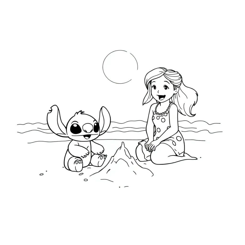 Lilo & Stitch coloring page