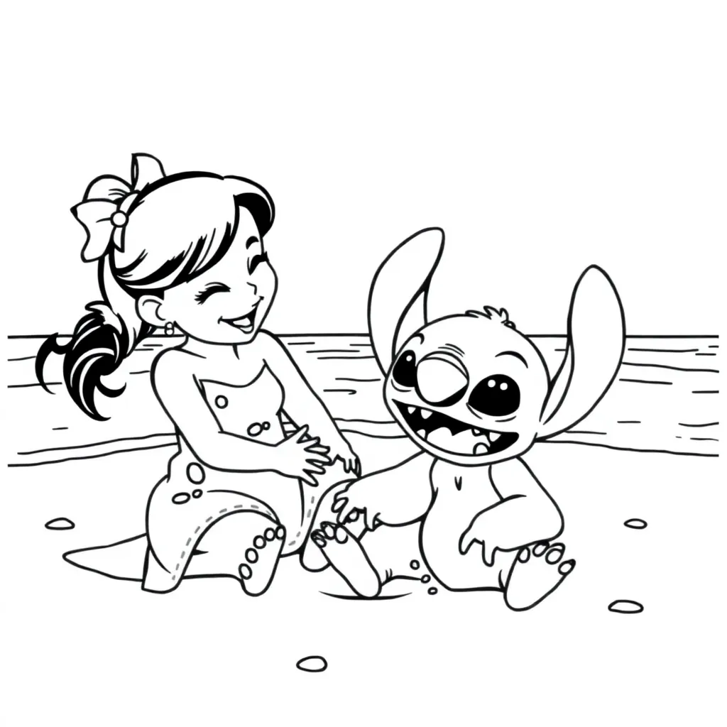 Lilo & Stitch coloring page