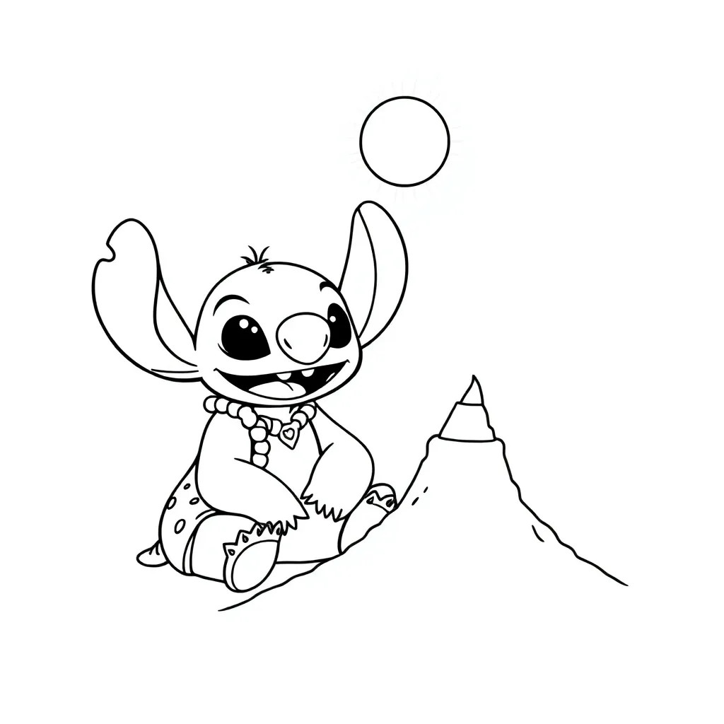 Lilo & Stitch coloring page