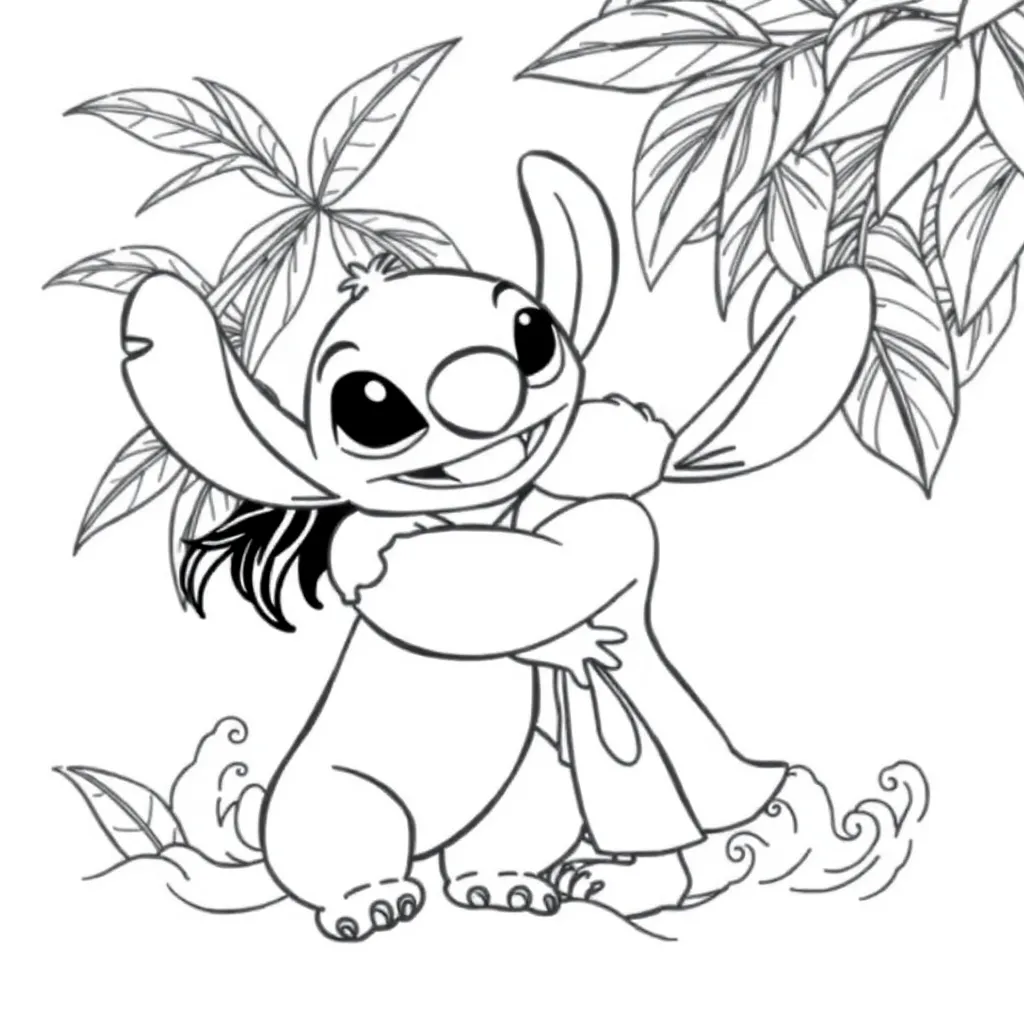 Lilo & Stitch coloring page