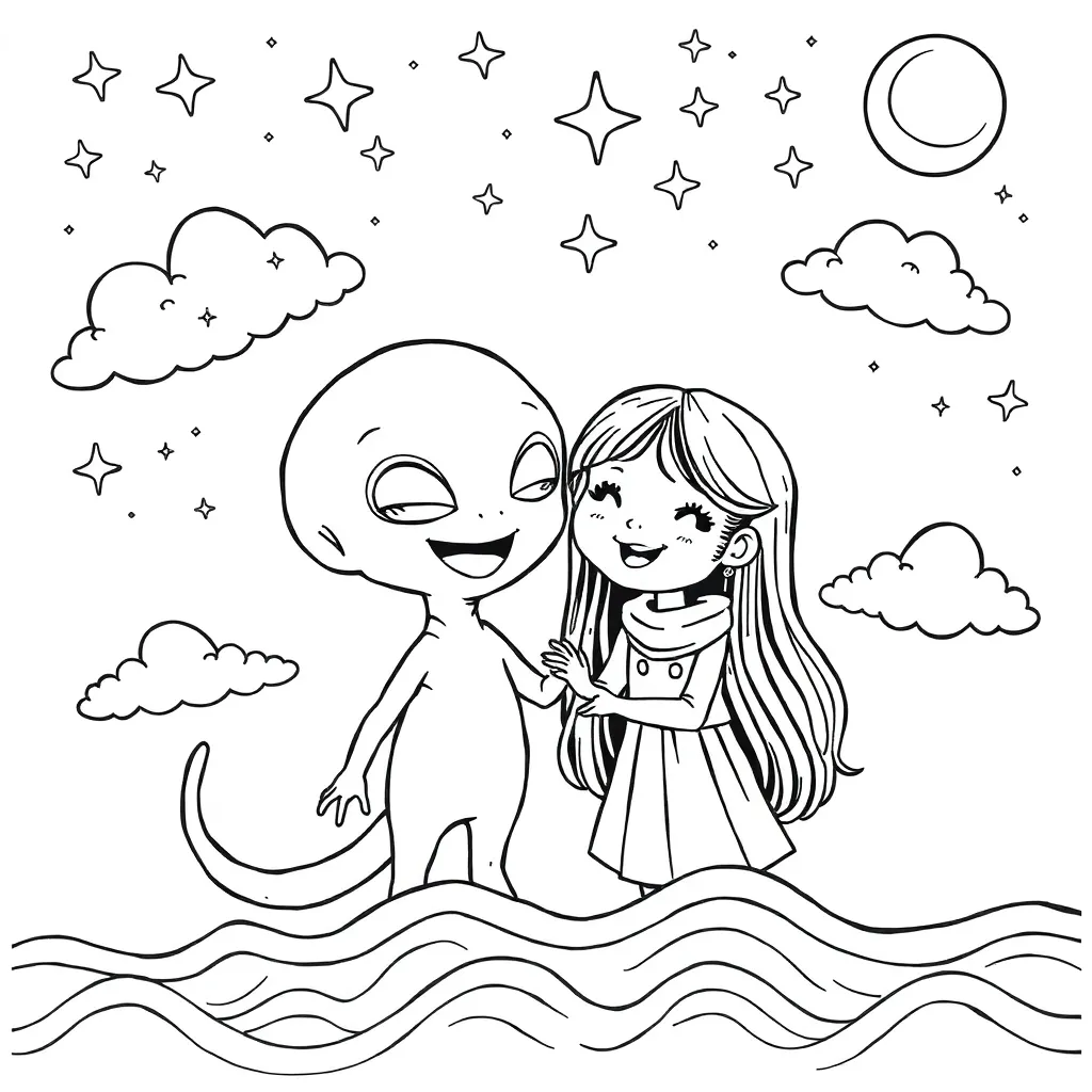Lilo & Stitch coloring page