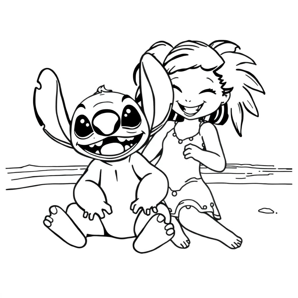 Lilo & Stitch coloring page