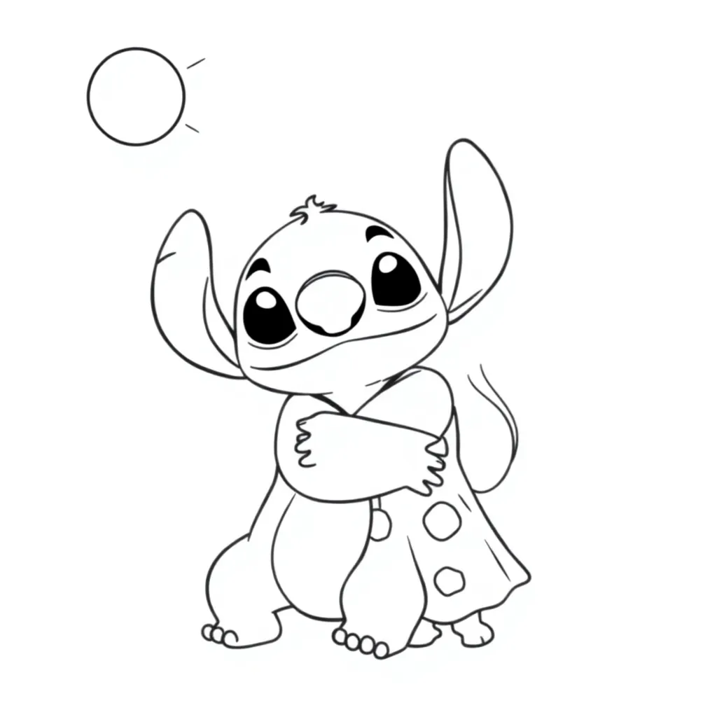 Lilo & Stitch coloring page