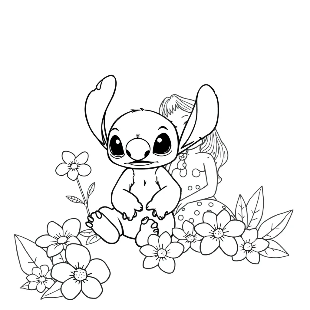 Lilo & Stitch coloring page