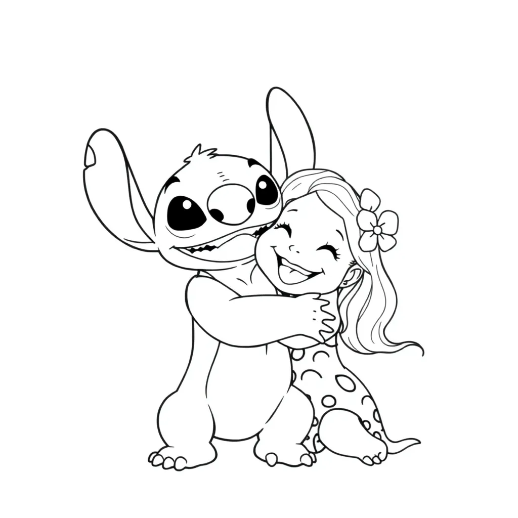 Lilo & Stitch coloring page