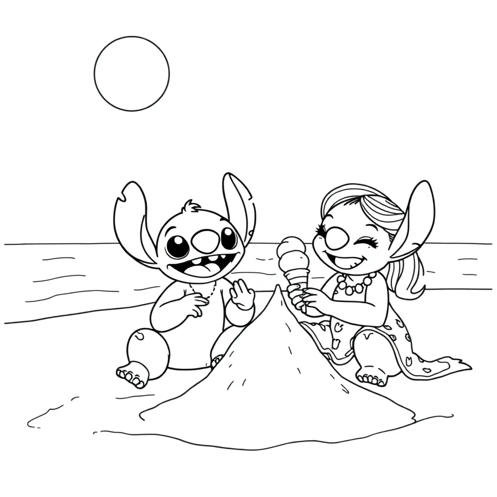 Lilo & Stitch coloring page