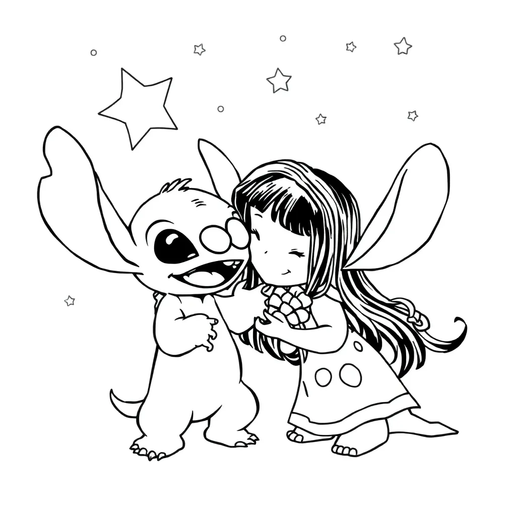 Lilo & Stitch coloring page