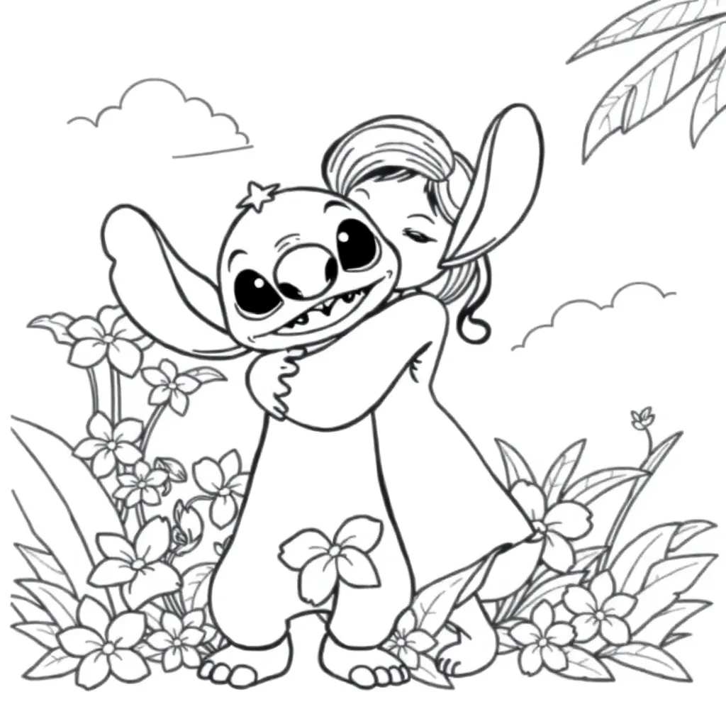 Lilo & Stitch coloring page