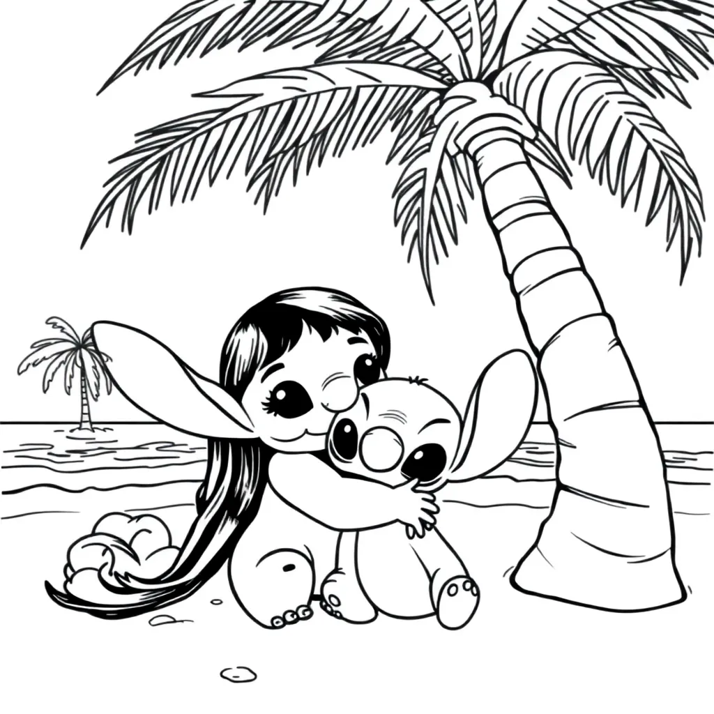Lilo & Stitch coloring page