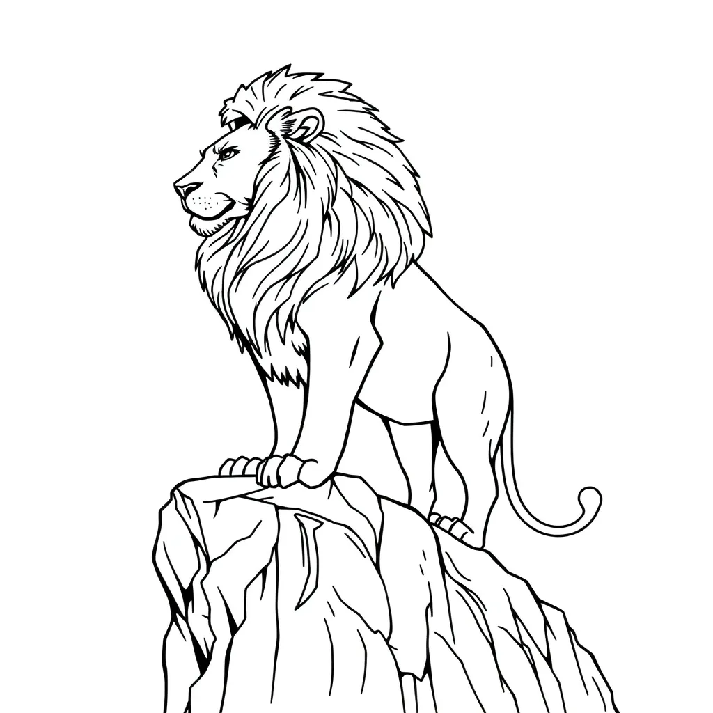 Lion King coloring page