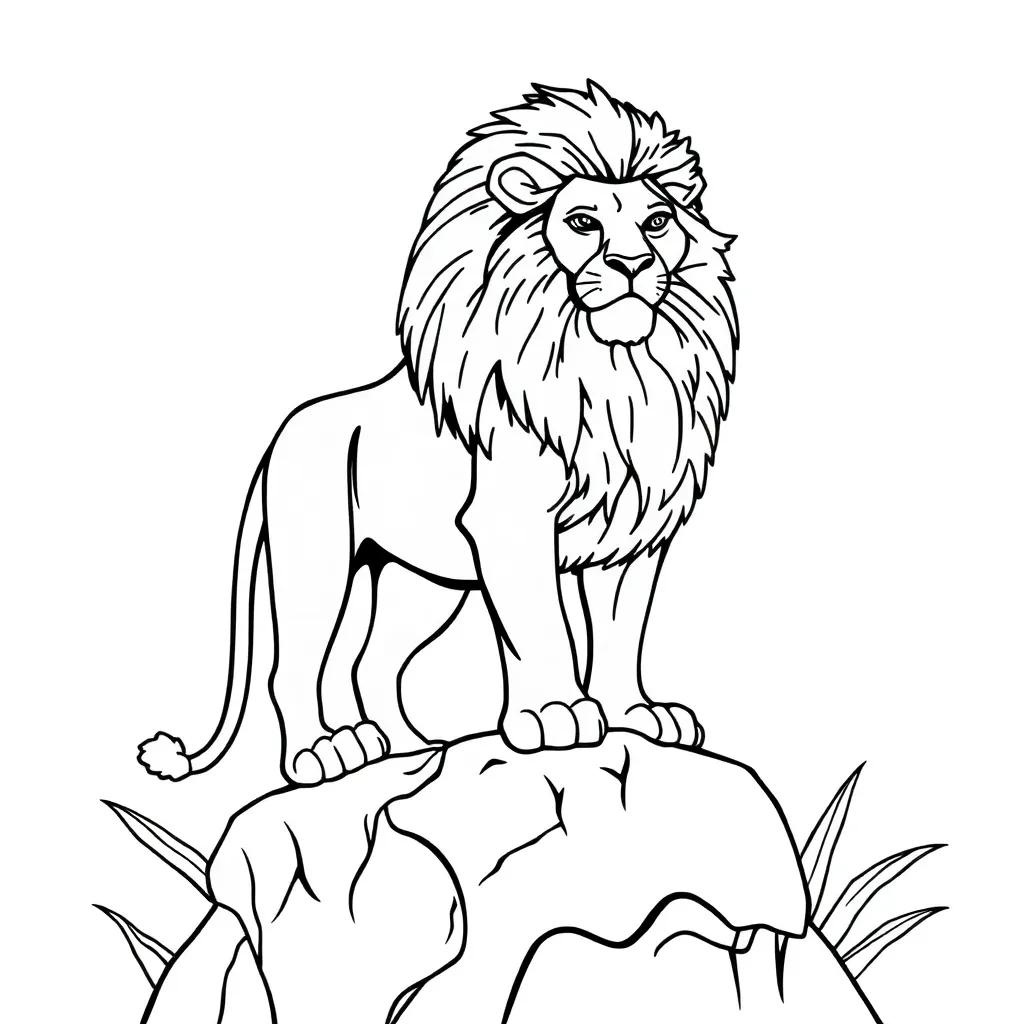 Lion King coloring page