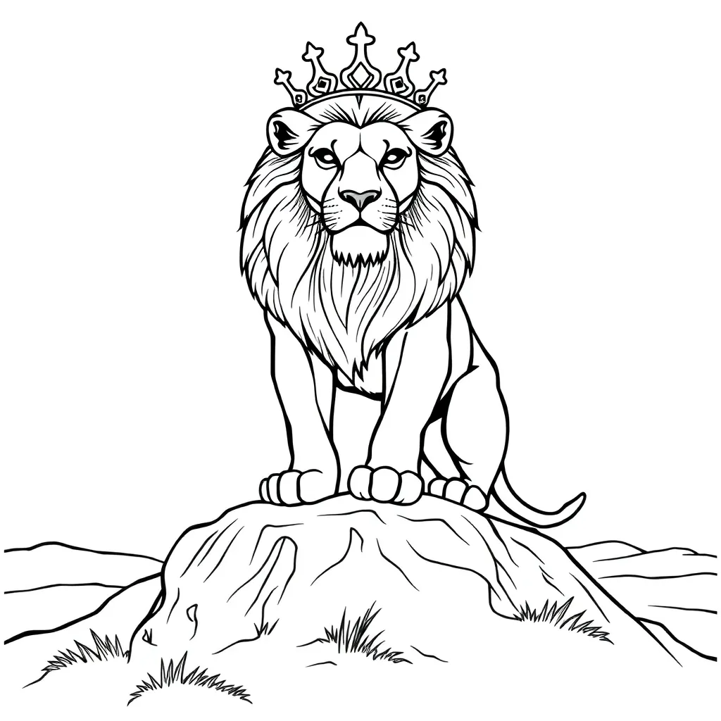 Lion King coloring page